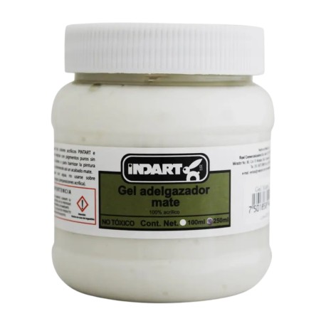 Adelgazador En Gel De Colores Acrílicos Indart 250ml
