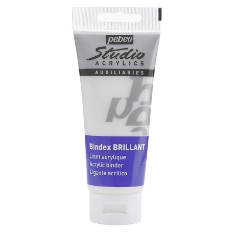 Acrílico Ligante Pebeo Studio Bindex Brillante Tubo 100ml