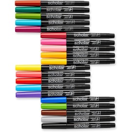 Art Markers Prismacolor Scholar punta de pincel 20 unidades, surtido, punta redonda