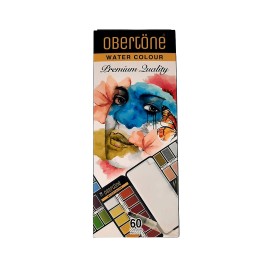 Acuarela Obertone Water Colour Premium Estuche Con 60 Piezas