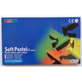 Barras De Pastel Seco En Colores Caja Con 48 Piezas Mungyo