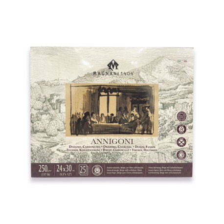 BLOC MAGNANI 1404 ANNIGONI 25 HOJAS 24X30CM 250GR