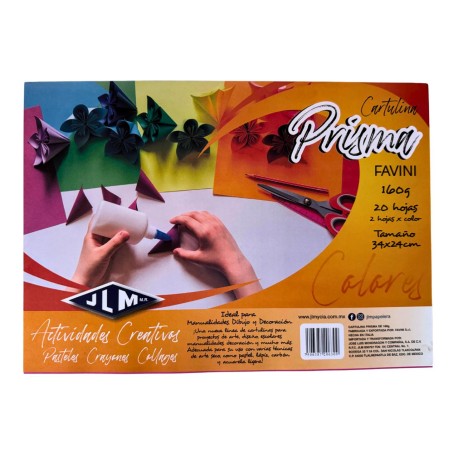Block de cartulinas para manualidades 34x24cm prisma favini