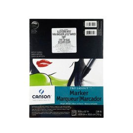 Block De Dibujo Canson Para Marcador Layout Marker 70g