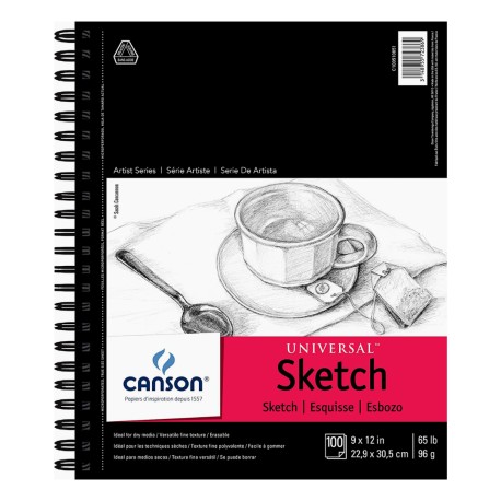 Block De Dibujo Canson Universal Sketch 96g 100 Hojas