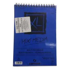 Block De Dibujo Canson XL Mix-Media A4 30 Hojas 300g