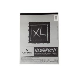 Block De Dibujo Canson XL Newsprint 22.9x30.5cm 49g