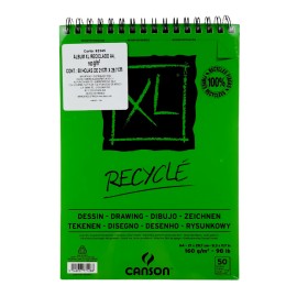 Block De Dibujo Canson XL Recycle 50 Hojas 160g A4 21X29.7 CM