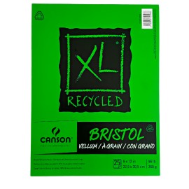 Block De Dibujo Canson XL Recycled Bristol 260g 22.9x30.58 cm