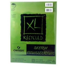 Block De Dibujo Canson XL Recycled Sketch 22.9x30.5 cm 74g