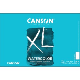 Block De Dibujo Canson XL Watercolor 300g 30.5x45.7 cm