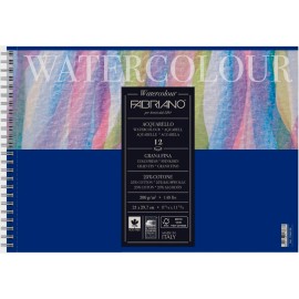 Block De Dibujo Fabriano Acuarela 21x29.7cm 12 Hojas