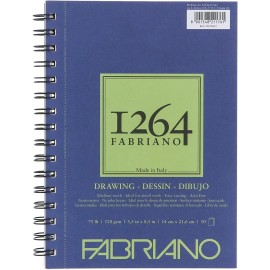 Block de dibujo Fabriano I264 Drawing, 120grs medida 14x21.6cms con 50 hojas