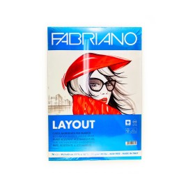 Block De Dibujo Fabriano Layout Marker 70 Hojas