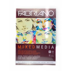 Block De dibujo Mix Media Fabriano 250gr