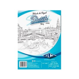 Block De Dibujo Papel Sketch 90g Favini 30x42cm 20 Hojas JLM