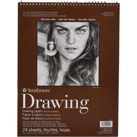Block De Dibujo Strathmore Drawing 27.9X35.6cm 24 Hojas 130g