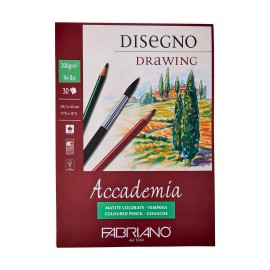 Block Fabriano Accademia Drawing A3, medida 29.7x42cms 200g 30hjs