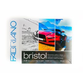 Block Fabriano Bristol Ilustración Y Diseño 250gr