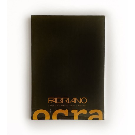 Block Fabriano Ocra Negro A4 21x29.7 cm