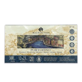 BLOCK MAGNANI 1404 ACUARELA 300G 12X23CM PORTOFINO 20 HOJAS
