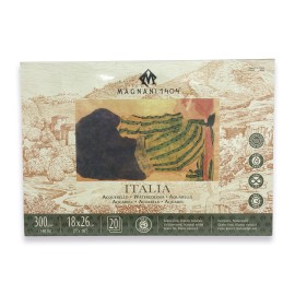 BLOCK MAGNANI 1404 ACUARELA 300G 18X26CM ITALIA 20 HOJAS