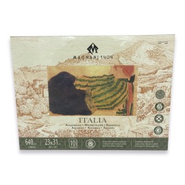 BLOCK MAGNANI 1404 ACUARELA 640G 23X31CM ITALIA 10 HOJAS