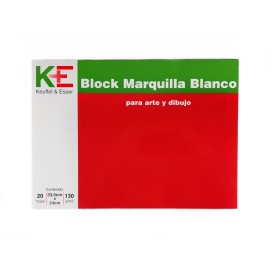 Block Marquilla K+E Para Arte Y Dibujo 24x33.5 cm 20 Hojas