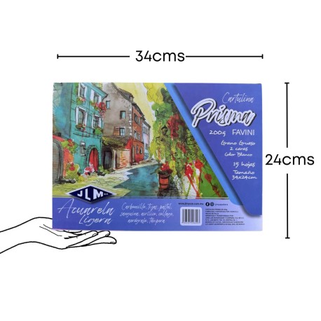 Block para dibujo cartulina prisma favini 200grs JLM