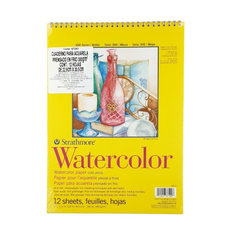 Block Strathmore Watercolour 22.9X30.5cm 300g