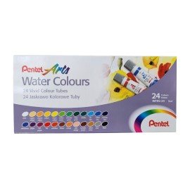 Caja c-24 tubos 5ml acuarelas pentel