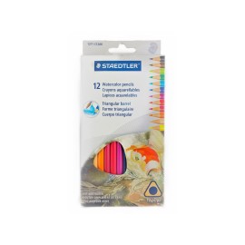 Caja C/12 Lápices De Colores Triangulares Staedtler