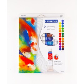 Caja c/24 Watercolor Paint Aquarelle Staedtler