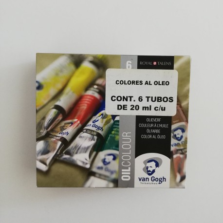 Caja C/6 Tubos De Oleo De 20ml Van Gogh Royal Talens