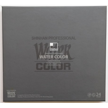 Caja Con 24 Tubos De 7.5ml Acuarelas Shinhan Profesionales