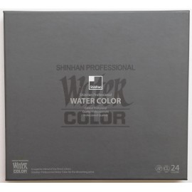 Caja Con 24 Tubos De 7.5ml Acuarelas Shinhan Profesionales