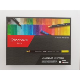 Caja Con 40 Lapices De Colores Museum Aquarelle Carandache