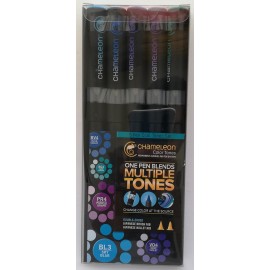 Caja Con 5 Rotuladores Chameleon Colores Frios