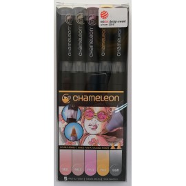Caja Con 5 Rotuladores Chameleon Colores Pastel