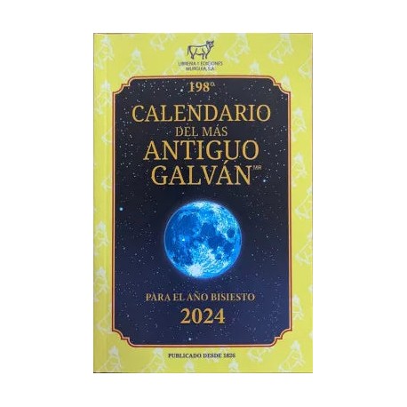 Calendario del más Antiguo Galván 2024