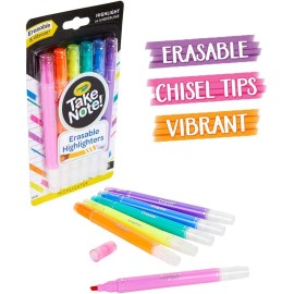 CRAYOLA Take Note 6 marcatextos lavables