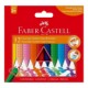Crayones Borrables Jumbo Triangulares 243012 Faber Castell Set 12 Piezas