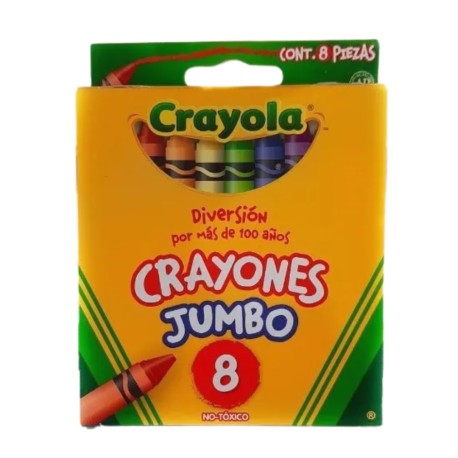 Crayones Jumbo Redondos Crayola Caja Con 8 Piezas