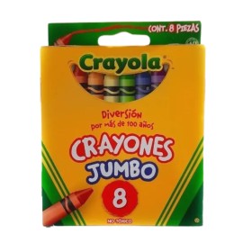 Crayones Jumbo Redondos Crayola Caja Con 8 Piezas