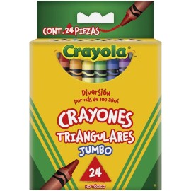Crayones Jumbo Triangulares Crayola Caja Con 24 Piezas