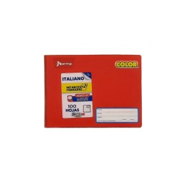 Cuaderno Norma Italiano 100 Hojas Doble Raya