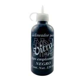 Delineador Para Vitral Tipo Emplomado Frasco 120ml Policraft