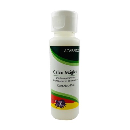 Emulsión Para Transformar Impresiones En Calcomanías Calco Mágica Policraft 60ml