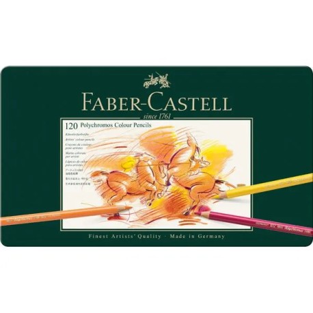 ESTUCHE 120 LÁPICES POLYCHROMOS DE FABER CASTELL
