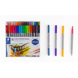 Estuche c/36 Rotuladores Double-Ended Fibre-Tip Pens